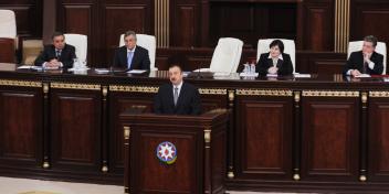 Ilham Aliyev attends the annual general assembly of the National Academy of Sciences