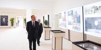 Ilham Aliyev attended the opening of the Heydar Aliyev Center in Khizi District