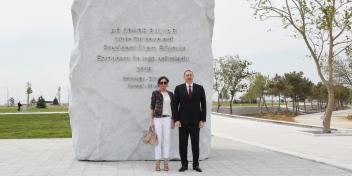 Ilham Aliyev reviewed the Baku White City boulevard