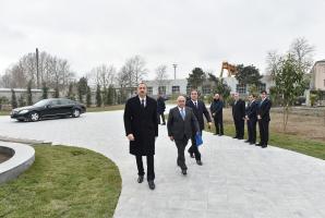 Ilham Aliyev reviewed the progress of construction at Aghsaray hotel in Mingachevir