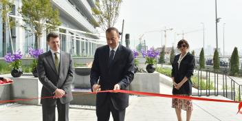 Ilham Aliyev attended the opening of “Inturist” hotel in Baku