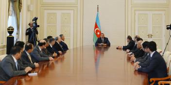 Ilham Aliyev received ambassadors and heads of diplomatic missions of Muslim countries in Azerbaijan on the occasion of the holy month of Ramadan