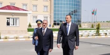 Ilham Aliyev attended the opening of the Nakhchivan City Customs Administration