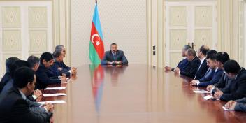 Ilham Aliyev received ambassadors and heads of diplomatic missions of Muslim countries in Azerbaijan