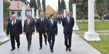 Ilham Aliyev attended the opening of the Excelsior Hotel in Shamkir