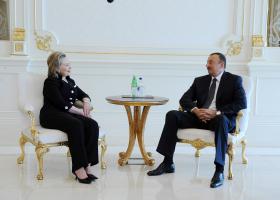 Ilham Aliyev received US State Secretary Hillary Clinton / 04 July 2010