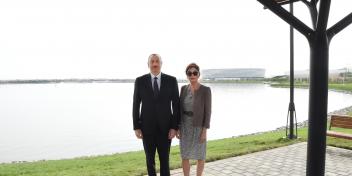 Ilham Aliyev attended the opening of Boyukshor boulevard and park