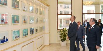 Ilham Aliyev attended the opening of a new office building of the Gazakh District branch of the “Yeni Azerbaijan Party”