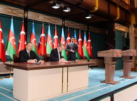 Azerbaijani-Turkish documents were signed in Ankara