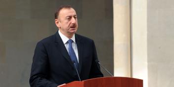 Speech by Ilham Aliyev at opening of the Ajdarbay Mosque in Baku after major overhaul and reconstruction