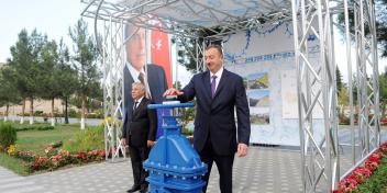 Ilham Aliyev reviewed progress of construction of the Kullulu-Zardab water pipe