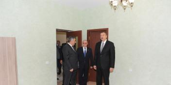 Ilham Aliyev visited a new private house of Gozbarakh village resident in Zagatala District