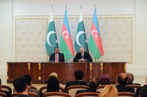 Presidents of Azerbaijan and Pakistan made statements for the press