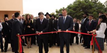 Ilham Aliyev attended the opening of the Chabad Ohr-Avner education center for Jewish children