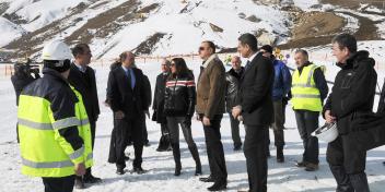 Ilham Aliyev reviewed the final phase of the first stage in the construction of the Shahdag winter and summer tourism complex