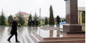 Ilham Aliyev arrived in Fuzuli District