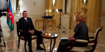 Ilham Aliyev was interviewed by Interstate Television and Radio Company Mir