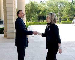 Ilham Aliyev received US State Secretary Hillary Clinton / 04 July 2010