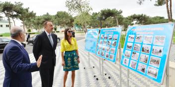 Ilham Aliyev attended the opening of a care home for disabled war and labor veterans in the Bilgah settlement of Baku after major overhaul and reconstruction