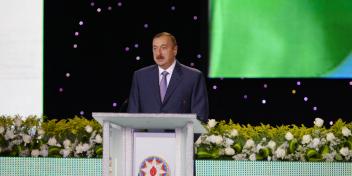 Speech by Ilham Aliyev at meeting with the sportsmen who took part in the 30th Summer Olympic Games in London