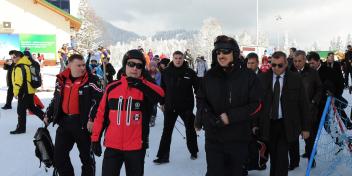 The Azerbaijani, Russian and Armenian Presidents visited the Sochi Skiing Center