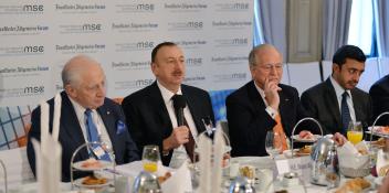 Ilham Aliyev attended “Diversification strategies” roundtable of the Munich Security Conference