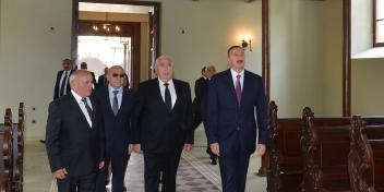 Ilham Aliyev reviewed the restored German Lutheran Church in Shamkir