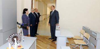 Ilham Aliyev reviewed “Intellect” lyceum No 49 and secondary school No 21 after major overhaul and reconstruction