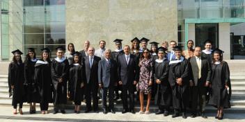 Ilham Aliyev attended the opening of a new educational facility of the Azerbaijan Diplomatic Academy