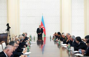 Opening speech by Ilham Aliyev at the at the meeting of the Cabinet of Ministers dedicated to the results of socioeconomic development in nine months of 2011