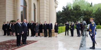 Official welcoming ceremony for President of the Republic of Latvia Andris Berzins was held