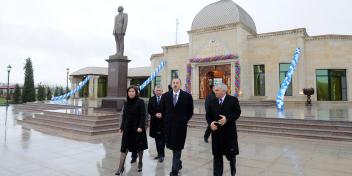 Ilham Aliyev attended the opening of the Heydar Aliyev Park in Horadiz