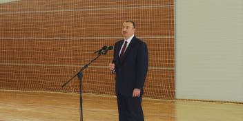 Ilham Aliyev met with the public of Imishli District