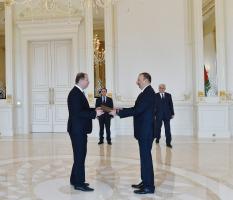 Ilham Aliyev received the credentials of the newly-appointed Ambassador of Slovakia