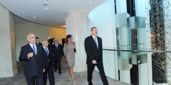 Ilham Aliyev attended the opening of the Hilton Baki hotel complex