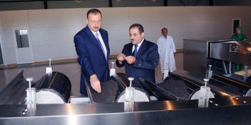 Visit of Ilham Aliyev to southern region