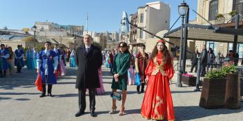 Ilham Aliyev took part in nationwide festivities on the occasion of Novruz Bayram