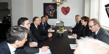 Ilham Aliyev met President of Switzerland Simonetta Sommaruga