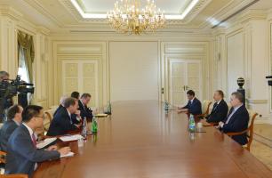 Ilham Aliyev received a US delegation led by the Senator and the Congressman