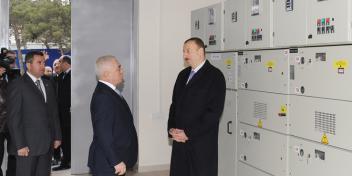 Ilham Aliyev attended the opening ceremonies of the “Ganjlik” and the “Icharishahar” substation of the “Bakielektrikshabaka” OJSC