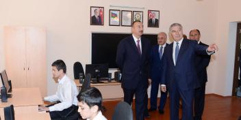 Ilham Aliyev reviewed a new settlement of 15 five-storey apartment buildings for 866 IDP families in Barda