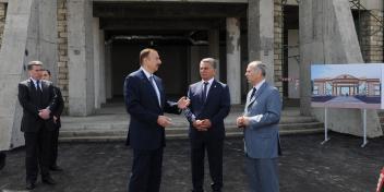 Ilham Aliyev examined the construction of the Astara Olympic Sports Center