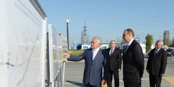 Ilham Aliyev reviewed the Zabrat-Mashtaga-Buzovna and Zabrat-Pirhsagi highways after major overhaul and reconstruction