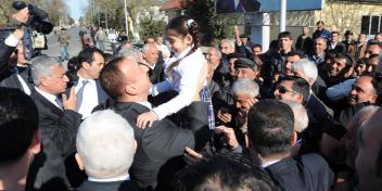 Ilham Aliyev met with the residents of Lankaran