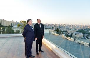 Ilham Aliyev and President of the European Commission Jose Manuel Barroso visited the Highland Park