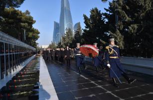 Ilham Aliyev paid tribute to 20 January martyrs