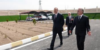 Ilham Aliyev attended inauguration of remodelled Kangarli District Central Hospital