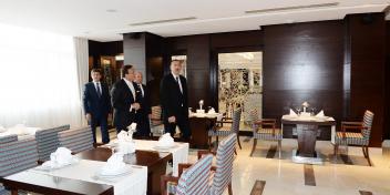 Ilham Aliyev has attended the opening of “Qafqaz Yengicə Termal Hotel and SPA” complex in Gabala.