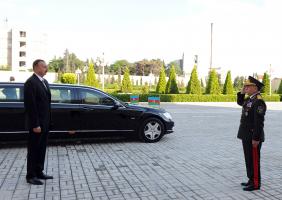 Ilham Aliyev attended a ceremony dedicated to the 95th anniversary of the Azerbaijani police