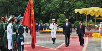 Official welcoming ceremony for Ilham Aliyev was held in Vietnam